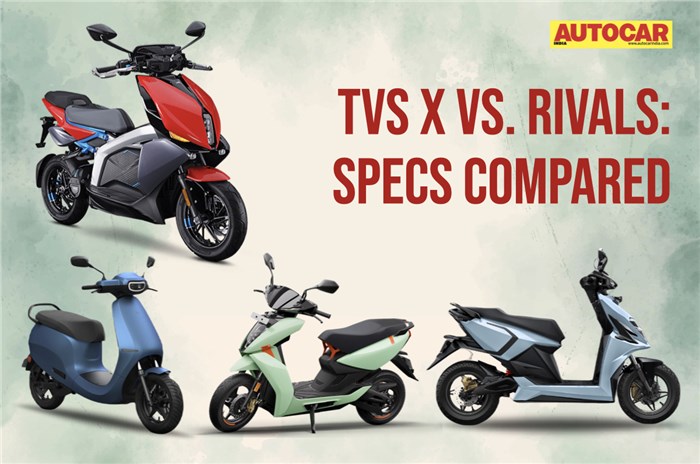 TVS X vs rivals: specifications comparison.